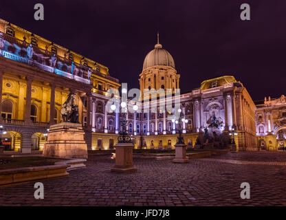 Royal Palace in Budapest Ungarn Stockfoto