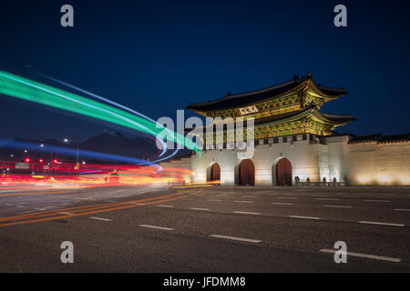 Seoul. Geyongbokgung Palast in Seoul, Südkorea. Stockfoto