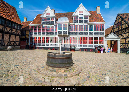 Die Altstadt, Den Gamle By, Freilichtmuseum in Aarhus, Dänemark Stockfoto