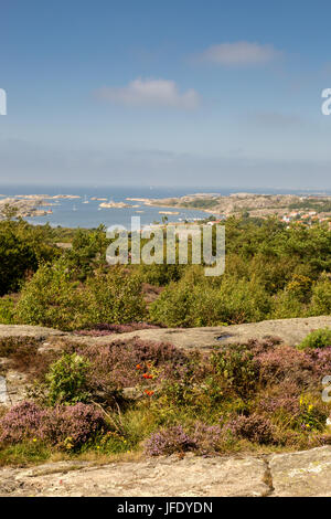 Küste der Inselgruppe Styrsö in der Nähe von Göteborg, Schweden Stockfoto