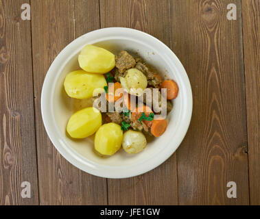 Rinderschmorbraten mit Stil Aveyron Stockfoto