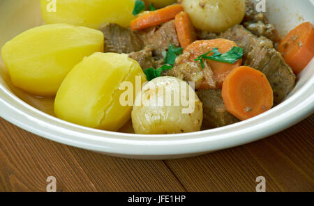 Rinderschmorbraten mit Stil Aveyron Stockfoto