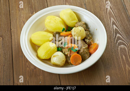 Rinderschmorbraten mit Stil Aveyron Stockfoto