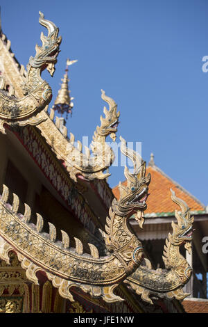 THAILAND LAMPANG WAT CHEDI SAO LANG TEMPEL Stockfoto