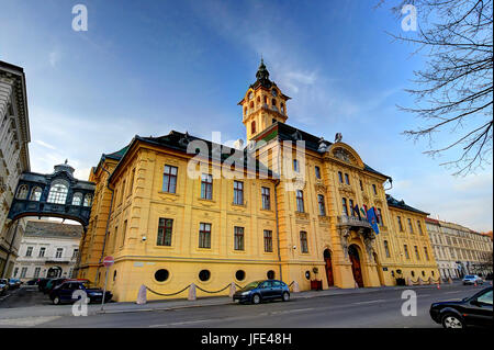 Das Rathaus von Szeged, Ungarn in einem Neo-barocken Stil 1799 erbaute. Stockfoto