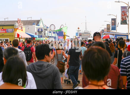 Santa Monica Pier Stockfoto