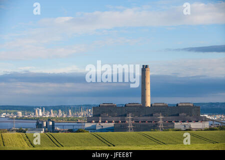 Longannet Kraftwerk Fife Schottland Stockfoto