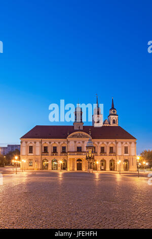 Rathaus am alten Markt mit Magdeburger Reiter, Magdeburg, Sachsen