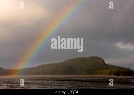 Nordamerika, USA, Alaska, Regenbogen Stockfoto