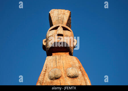 Chile, Araucania, Temuco, Mapuche, Gebet Feld Nguillatan, rituellen Charakter Stockfoto