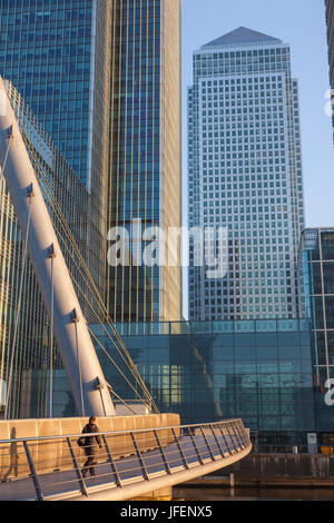 England, London Docklands, Canary Wharf Stockfoto