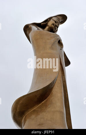 China, Macau, Kun Iam Ökumenischen Zentrum und statue Stockfoto