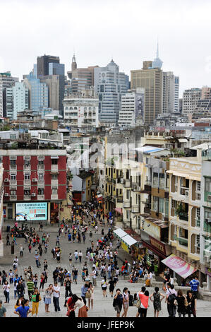 China, Macau, Altstadt, UNESCO-Welterbe, Rua da Sao Paulo Stockfoto