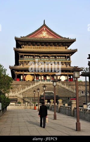 China, Provinz Shaanxi, Xi' An Drum Tower Stockfoto