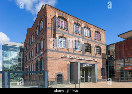 England, Manchester, Museum der Wissenschaft und Industrie aka MOSI Stockfoto