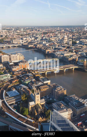 England, London, Blick von der Shard Stockfoto