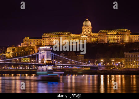 Royal Palace in Budapest Ungarn Stockfoto