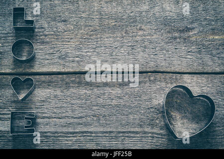 Wort Liebe, Symbol Stockfoto