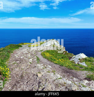 Vidio Cape Küste (asturischen Küste, Spanien). Stockfoto