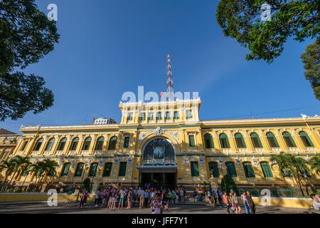 Saigon Central Post Office, Ho Chi Minh City, Vietnam, Asien Stockfoto