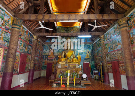 Wat Aham Tempel in Luang Prabang, Laos, Asien Stockfoto