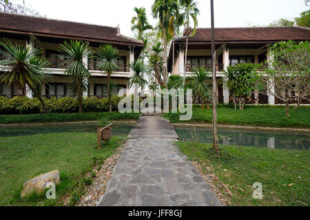 Villa Santi Hotel & Resort in Luang Prabang, Laos, Asien Stockfoto