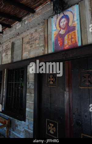 Agios Dimitrios Loumbardis Kirche, Philopappos-Hügel-Park, Athen (Griechenland) Stockfoto