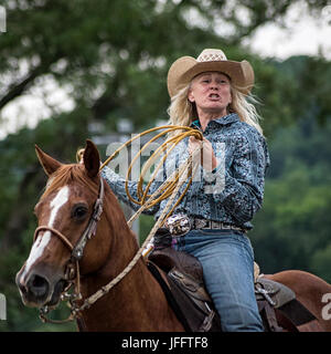 Rodeo, Eliicottville, New York Stockfoto