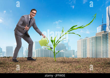 Geschäftsmann in neuen Geschäftskonzept Stockfoto