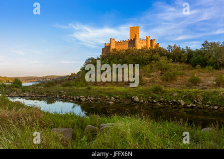 Almourol schloß - Portugal Stockfoto