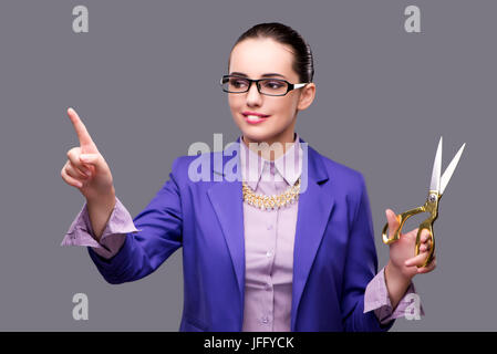 Frau Schneider virtuelle Taste Stockfoto