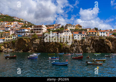 Stadt Camara de Lobos - Madeira Portugal Stockfoto