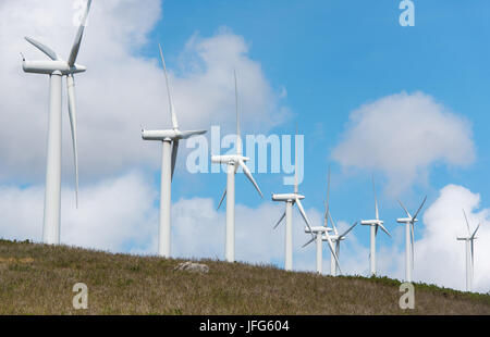 Windpark in Europa Stockfoto