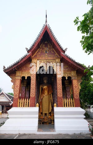 Wat Sensoukaram buddhistischen Tempel in Luang Prabang, Laos, Asien Stockfoto