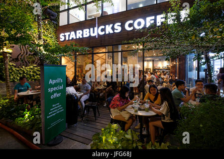 Starbucks Coffee Store in Ho Chi Minh City, Vietnam, Asien Stockfoto