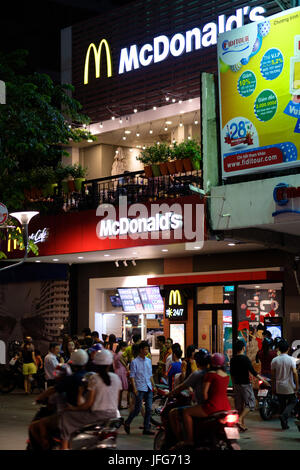 McDonald's Restaurant in Ho Chi Minh City, Vietnam, Asien Stockfoto