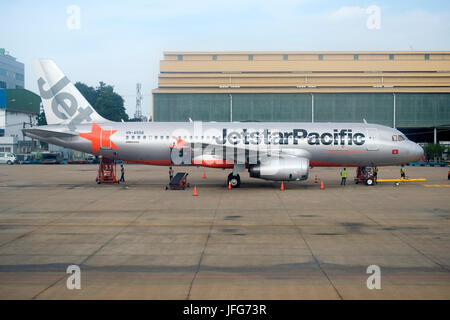 JetStar Pacific Airlines Boeing A320 Flugzeug Stockfoto