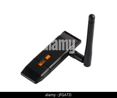 Wi-Fi-Wireless-USB-Adapter Stockfoto