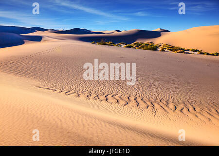 Die solar Morgen im Death Valley Stockfoto