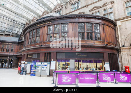 Schottland, Glasgow, Glasgow Central Railway Station, Ticket Office Stockfoto