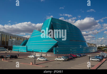 Kasachstan, Astana Stadt, New Verwaltungs-, State Auditorium Building, Manfredi Architekt Stockfoto