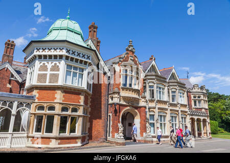 England, Buckinghamshire, Milton Keynes, Bletchley Park, das Herrenhaus Stockfoto