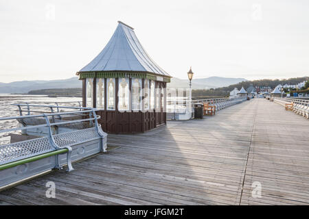 Wales, Bangor, Bangor Pier Stockfoto