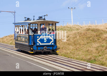 Wales, Llandudno, Great Orme Straßenbahn Stockfoto