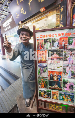 China, Shanghai, Yu-Garten, Fotografie Studio Werbung Mannequin Stockfoto