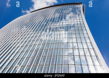 England, London, City of London, Teilansicht des Gebäudes Walkie Talkie Stockfoto