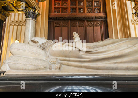 England, London, Westminster Abbey, Henry VII Marienkapelle, Grab von Mary Queen of Scots Stockfoto