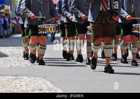 Bayern, Kapelle, Tracht, Knochen Stockfoto