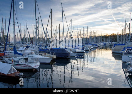 Ultramarina (Yachthafen), Kressbronn am Bodensee, Baden-Württemberg, Deutschland Stockfoto