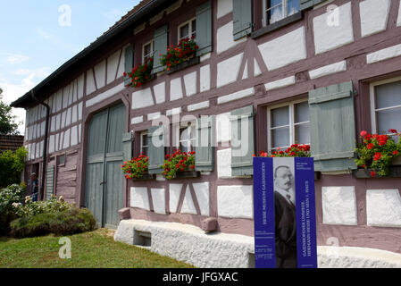 Hermann Hesse Museum Gaienhofen, Höri, Bodensee, Underlake, Baden-Wurttemberg, Deutschland Stockfoto